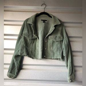 Women’s Forever 21 Cropped Corduroy Jacket